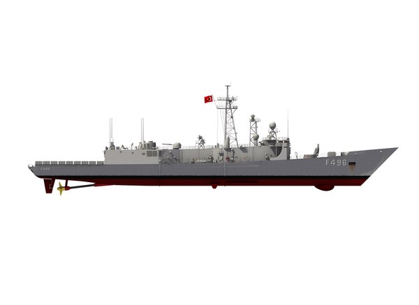 3D oliver perry class frigate - TurboSquid 1352375
