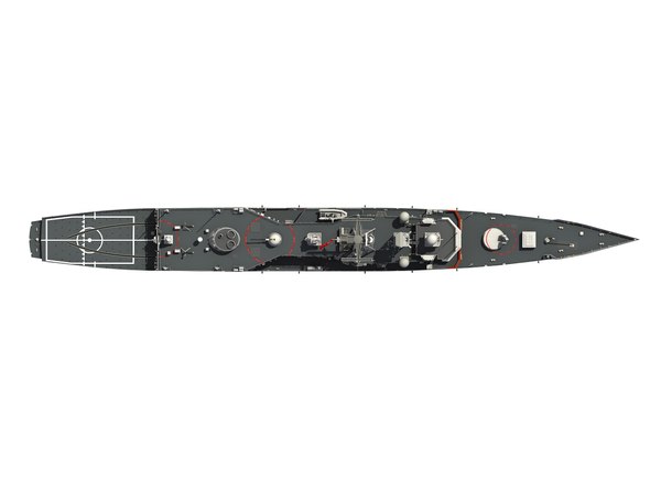 3D oliver perry class frigate - TurboSquid 1352375