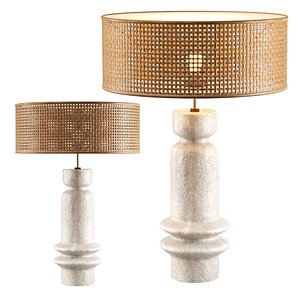 3D Melissa ceramic table lamp R500 model
