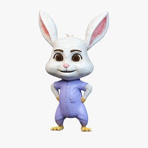 cute Rabbit rigged