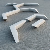 Escofet Mileno Public Bench