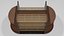 Wooden Display Shelf  Interior Furniture Prop