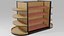 Wooden Display Shelf  Interior Furniture Prop