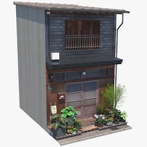 3D Slate House PBR Remastererd model