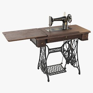 3D Rare Singer sewing machine