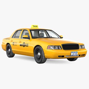 crown victoria yellow taxi model