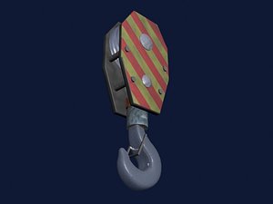 crane hook 3d model