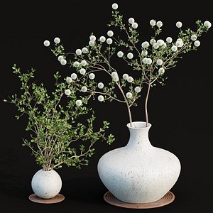 Decorative Branches vol 163 3D model