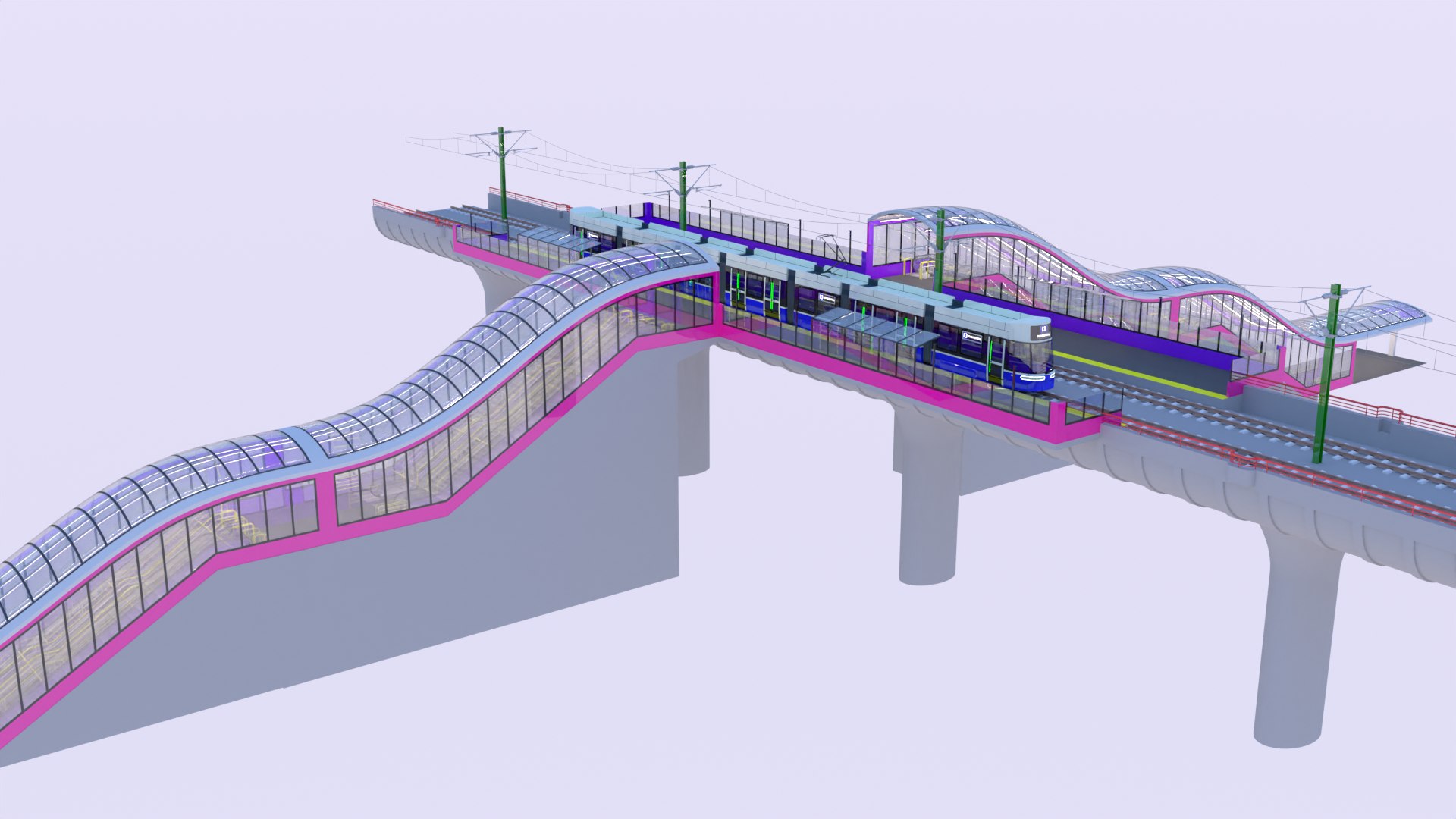 3D Model Zurich Tram Stops IV - TurboSquid 2315442