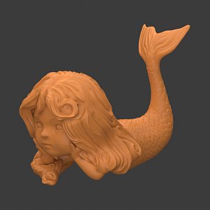 3D Mini Mermaid