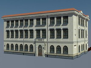 Croatian High School 3D Model
