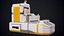 Pacchetto di avamposti fantascientifici modulari interplanetari 4 elementi Item