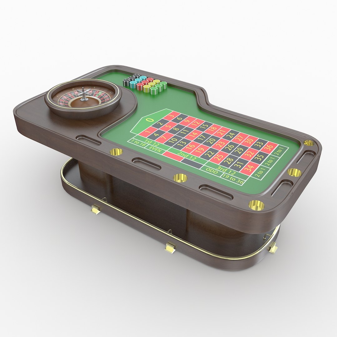 3D Roulette Table - TurboSquid 1331855