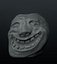 3D trollface troll model