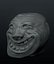 3D trollface troll model