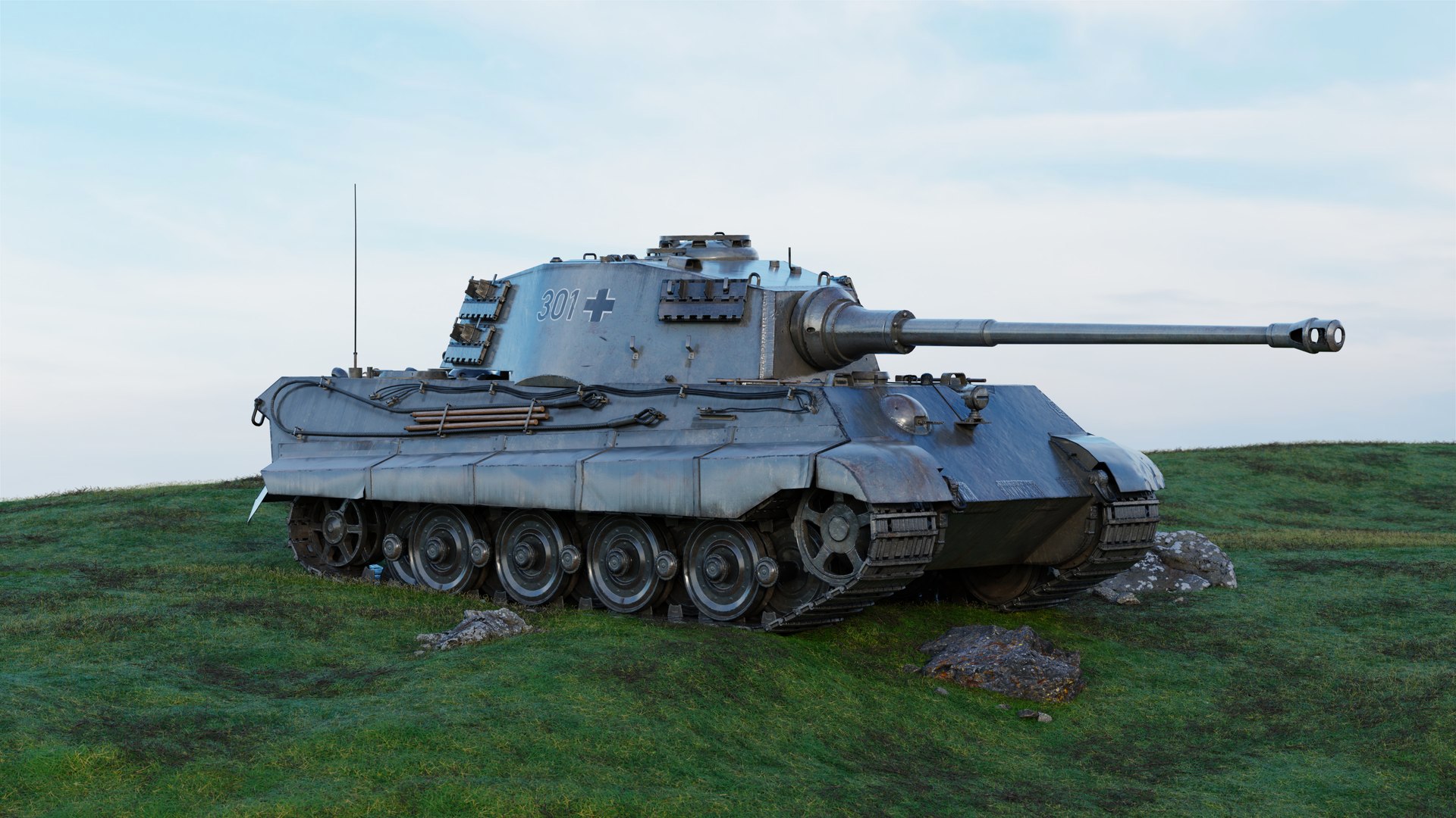 3D Tiger II King Tiger Tank - AAA Game Ready - PBR model https://p.turbosquid.com/ts-thumb/ZF/eMiXjR/5X/tank_tiger2_002/jpg/1768438862/1920x1080/fit_q87/7aba9c4d95bb2c84e9eb7805b1c35e04a8902f7e/tank_tiger2_002.jpg