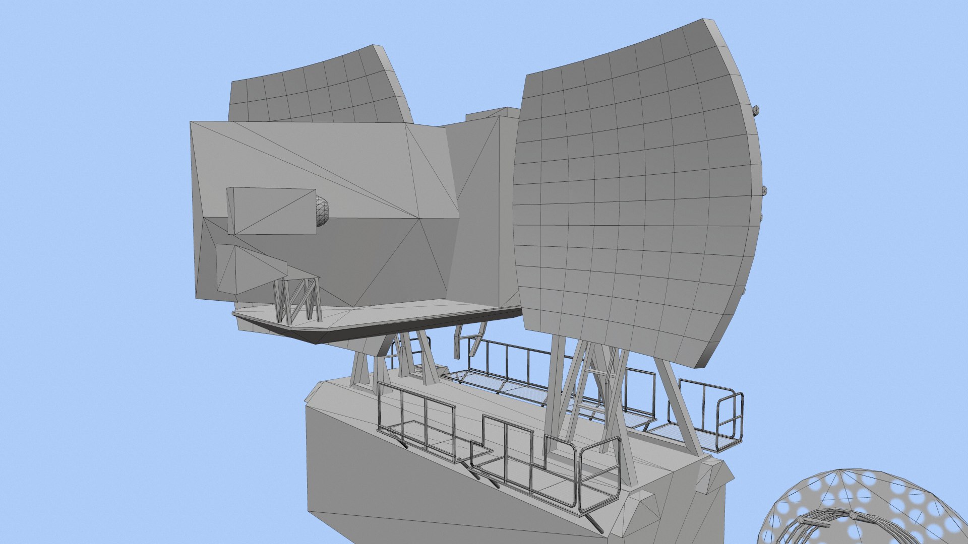 3D SA5 SQUARE PAIR Radar TurboSquid 2002791