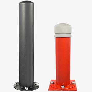 Road Safety Bollards Collection V3 model