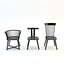 3d model vienna chair table set
