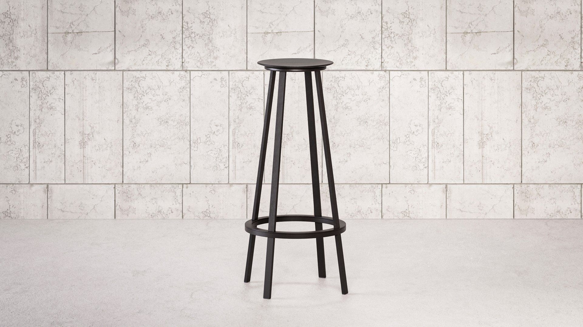 Free 3D REVOLVER BAR STOOL By Hay Model - TurboSquid 1946603