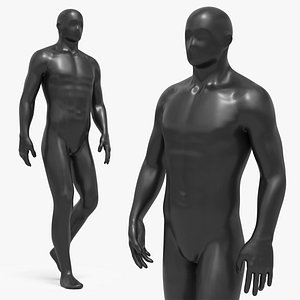 3D model Male Mannequin Walking Animated Rigged For Maya