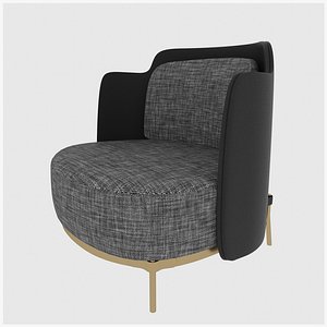 Minotti Tape Chair 3D model