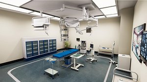Operation Theatre 3D Model 3D model