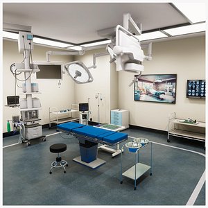 Operation Theatre 3D Model 3D model