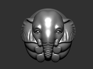 3D baby elephant