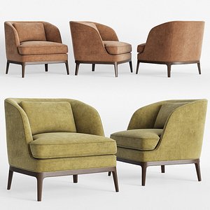 3D seychelles wood trim chair model