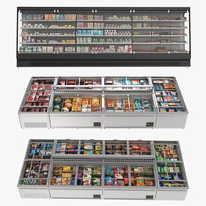 Freezer Diplay with Products 3 in 1 ( 202 Product)