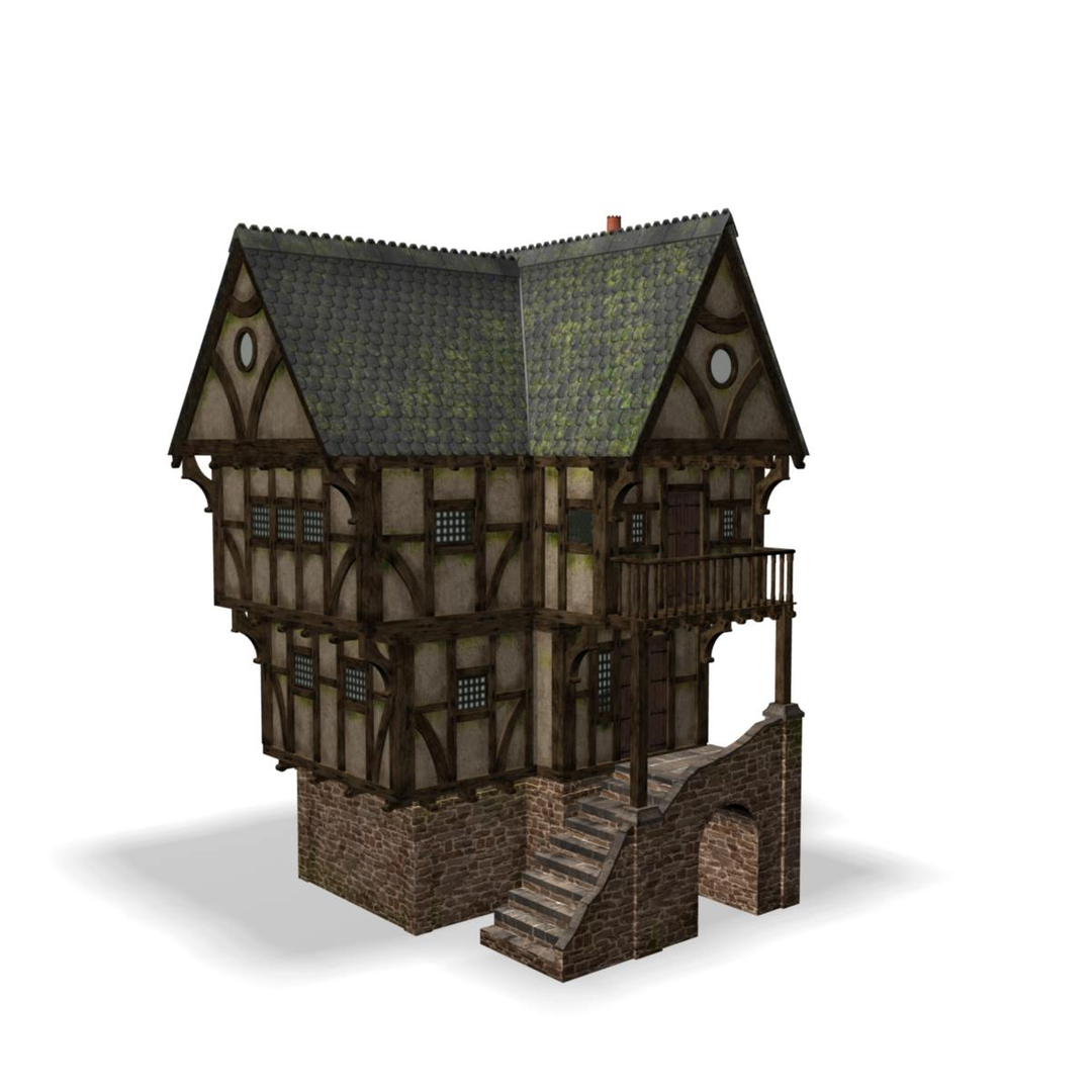 3d Medieval Fantasy House