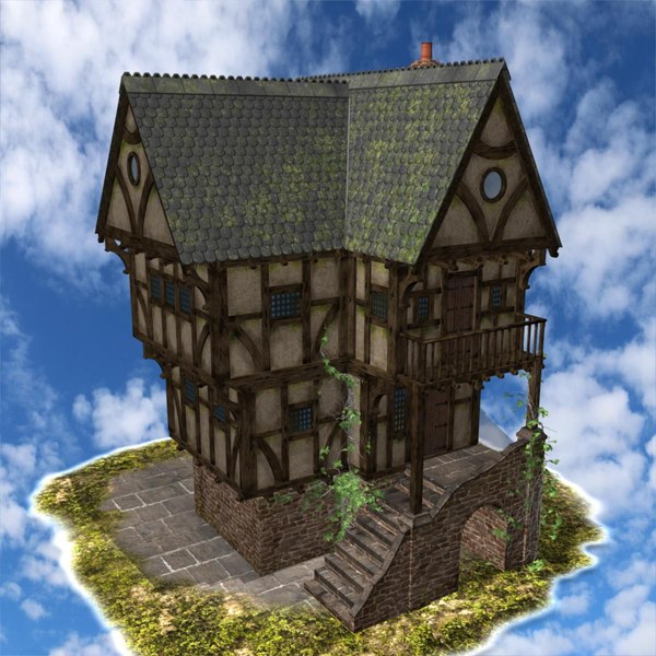 Casa Medieval 01 Modelo 3D - TurboSquid 919960