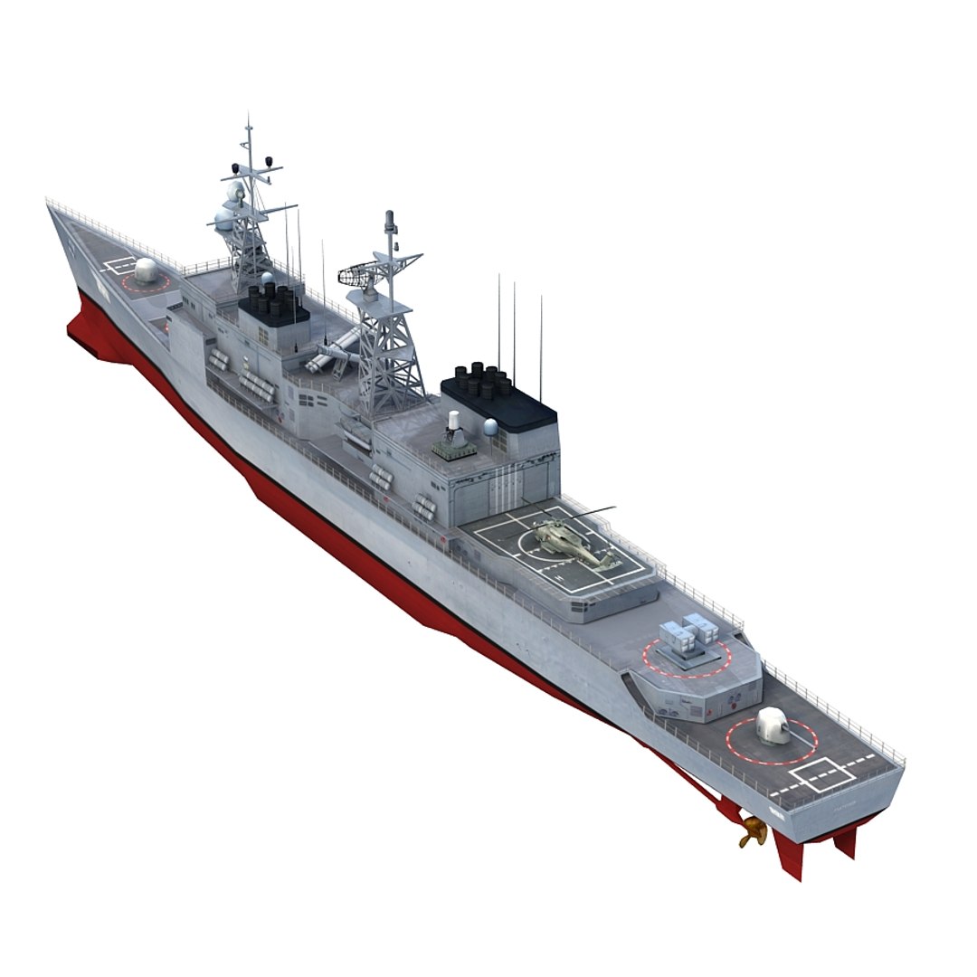 Uss Fletcher Dd-992 Dd 3d Max