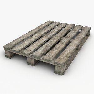 Wooden Pallet Low Poly