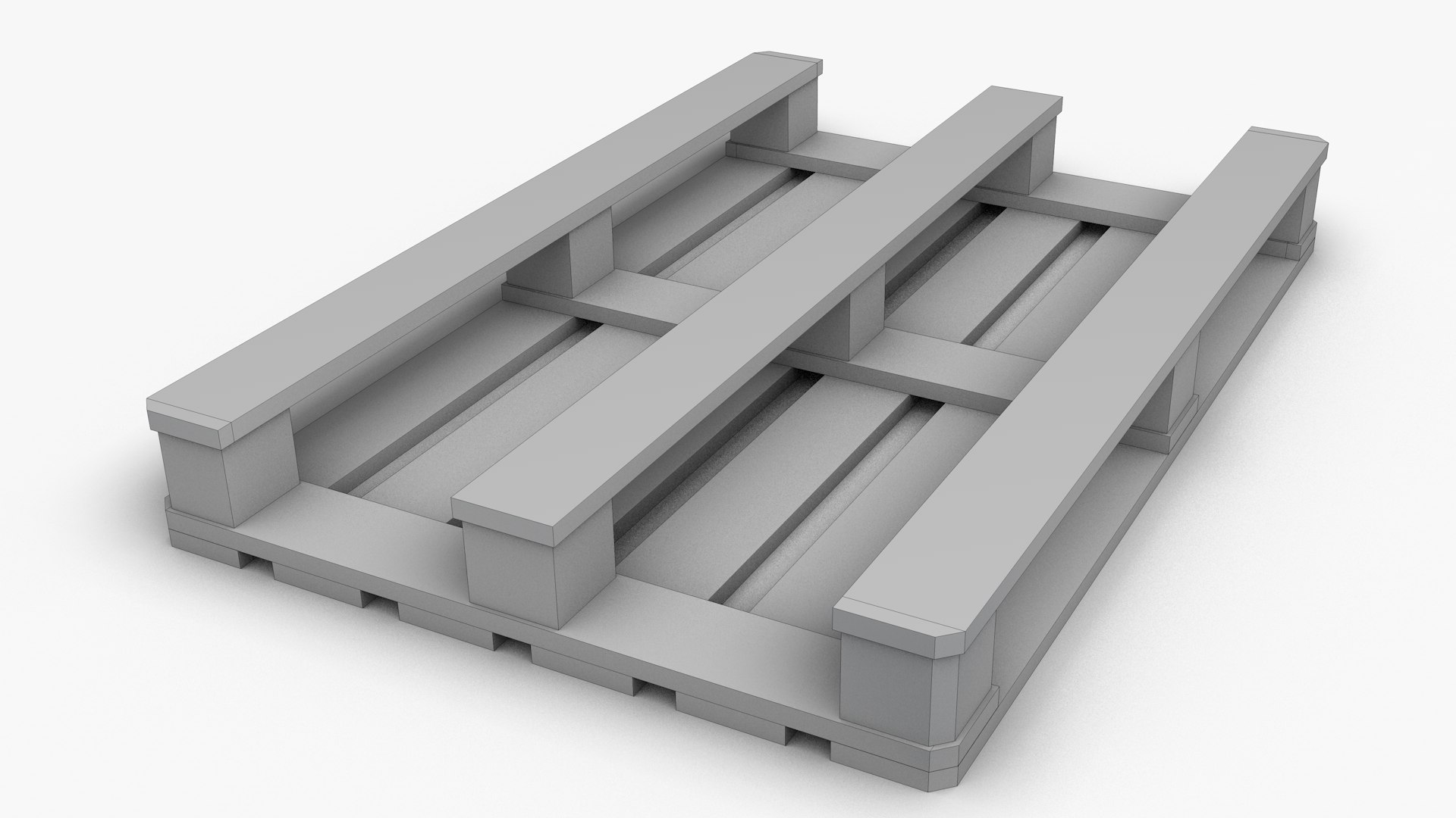3D Wooden Pallet Model - TurboSquid 1384886