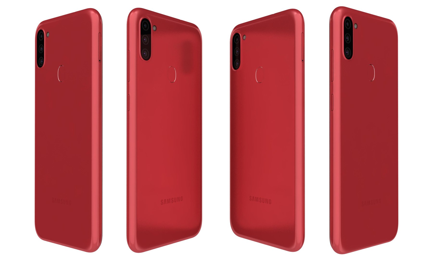 3D Samsung Galaxy A11 Red - TurboSquid 1575295