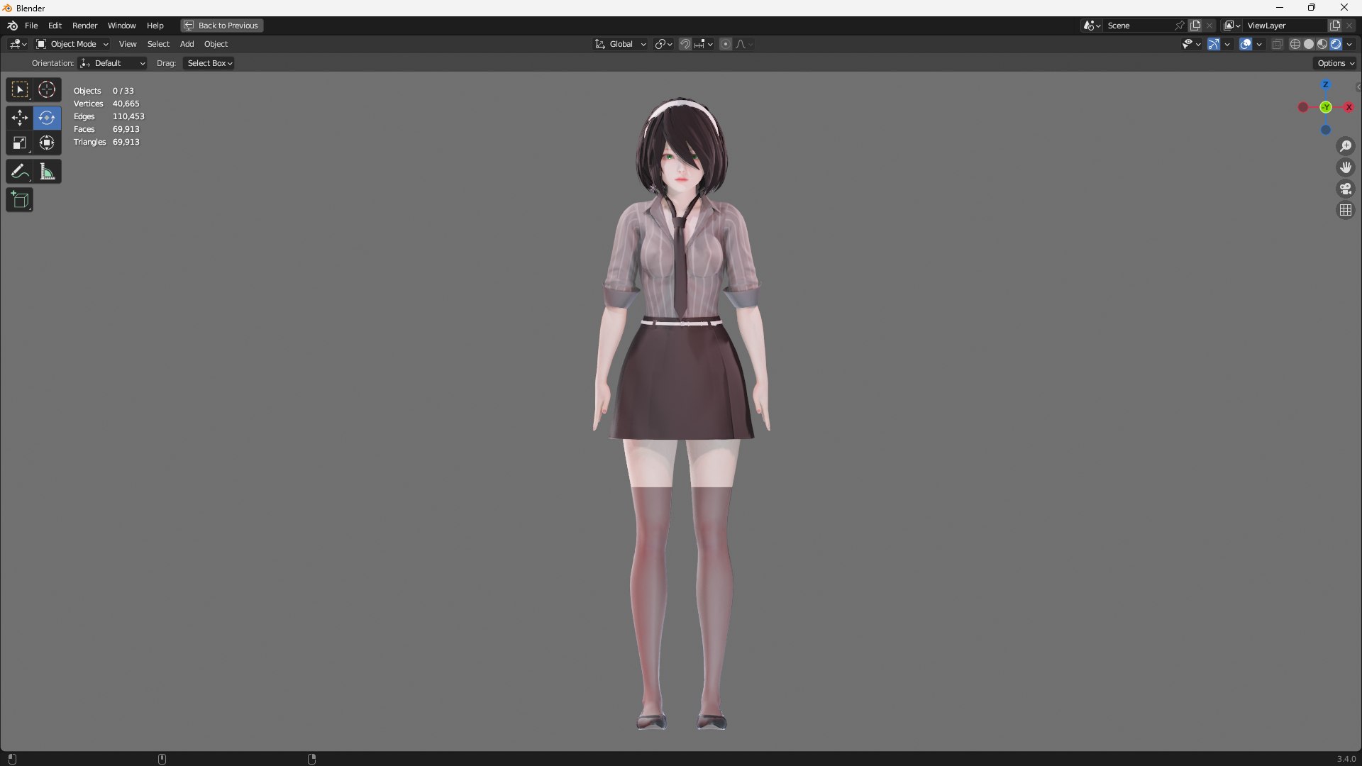 3D Casual Clothes 0020 - Rig - Unreal - Unity - Blender - Animated ...