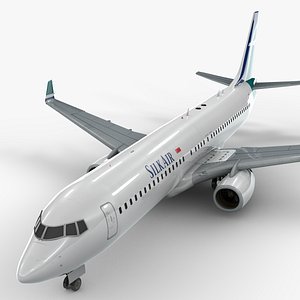 3D boeing 737-8 silk air model