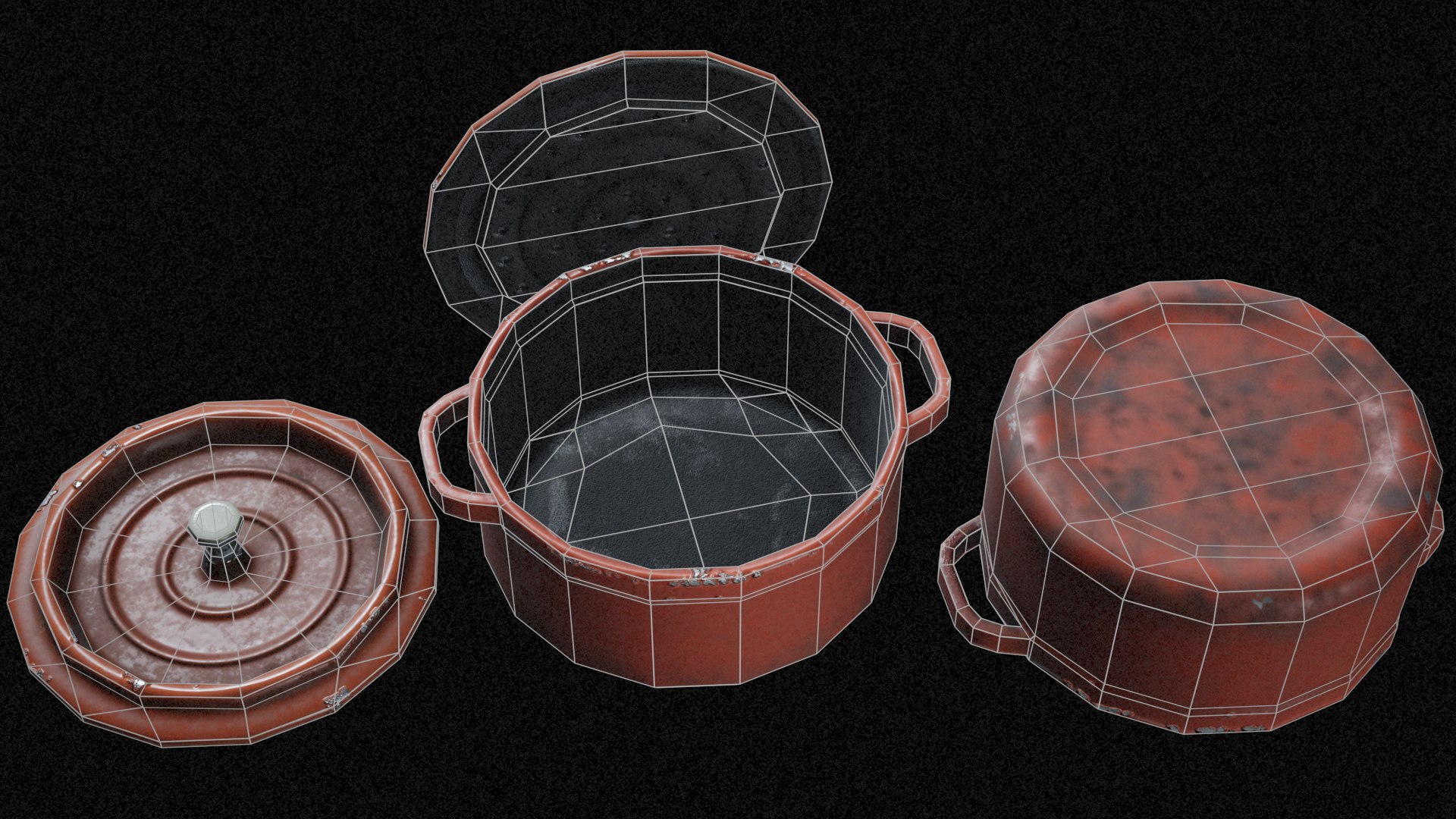 Kitchen Cooking Pot 3D Model - TurboSquid 2381176