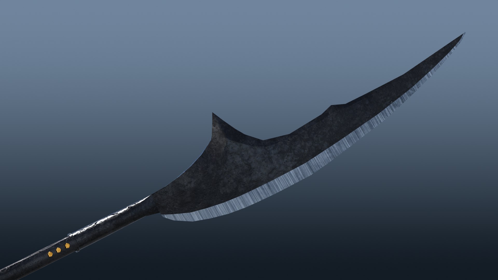 Medieval Spear And Polearm 3D model https://p.turbosquid.com/ts-thumb/ZG/QV9Ffv/9O/glaive2/png/1720815891/1920x1080/fit_q87/23917714251f462341011202fc4217b5a127fcbe/glaive2.jpg