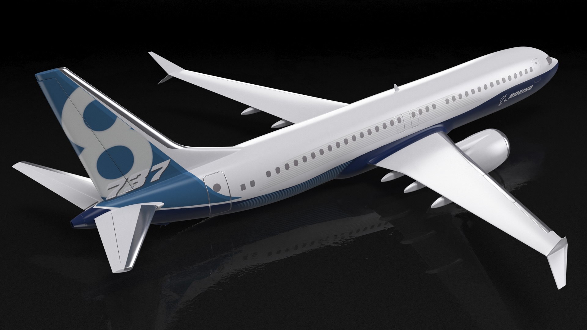 Boeing 737 Max 8 Scale 3D model - TurboSquid 1766195