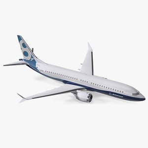 Boeing 737 Max 8 Scale 3D model