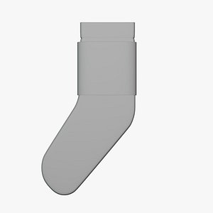 Basic Socks - Geometry Only No Textures No Materials