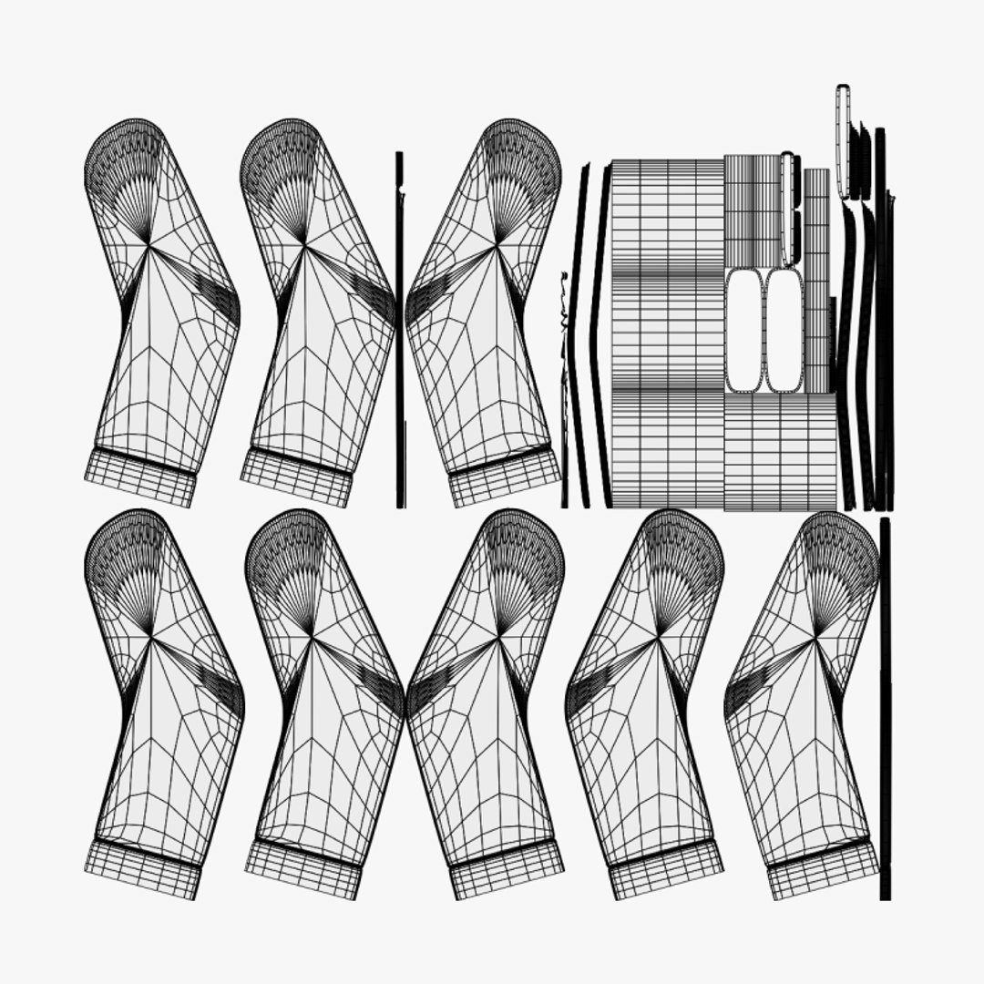3D Basic Socks - Geometry Only No Textures No Materials Model ...