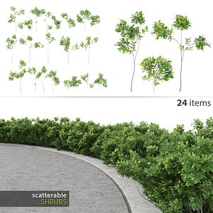 shrubs multiscatter scatterable 3d 3ds