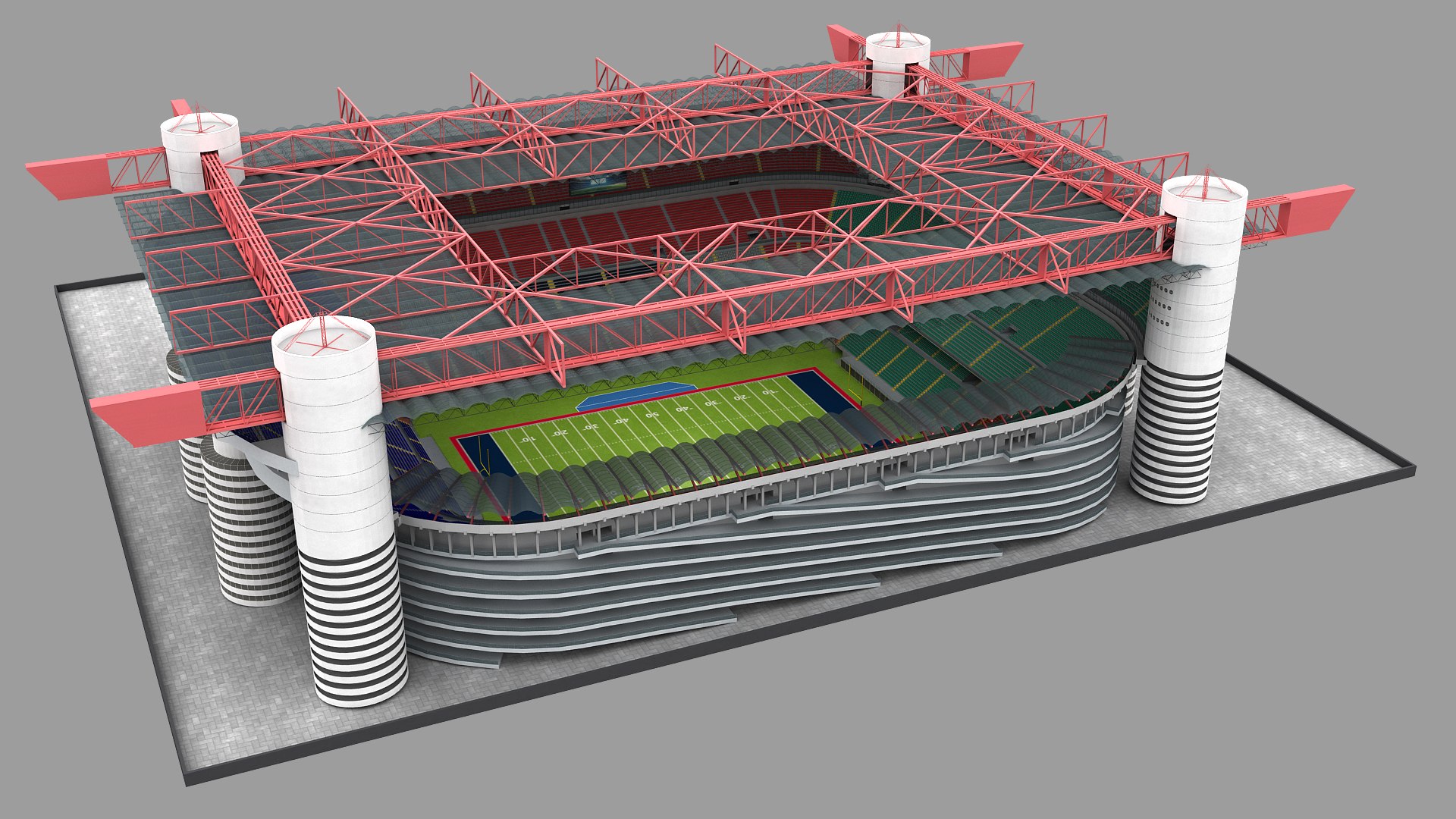 san siro visuale settori 3d