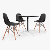 Vitra DSW Chair & Eames Tables