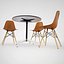 Vitra DSW Chair & Eames Tables
