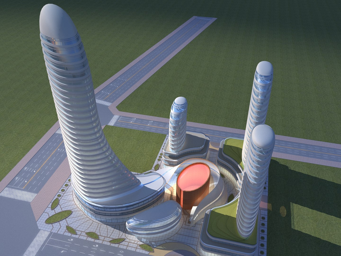 Office Building 3 3D Model - TurboSquid 2075135